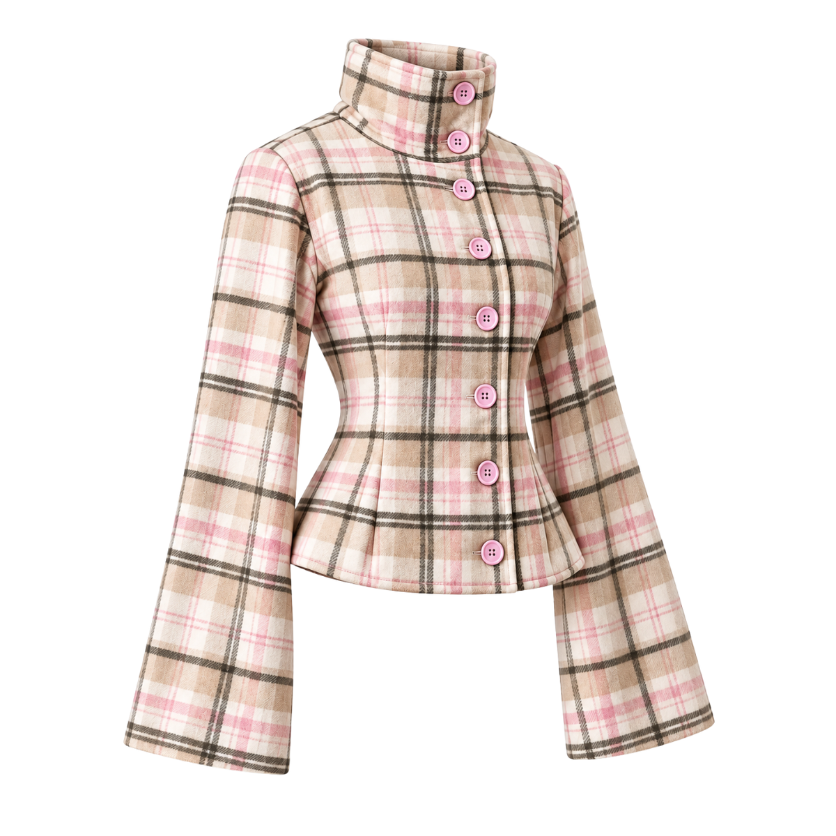 Pink Fall Trenchcoat