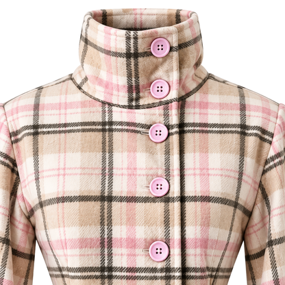 Pink Fall Trenchcoat