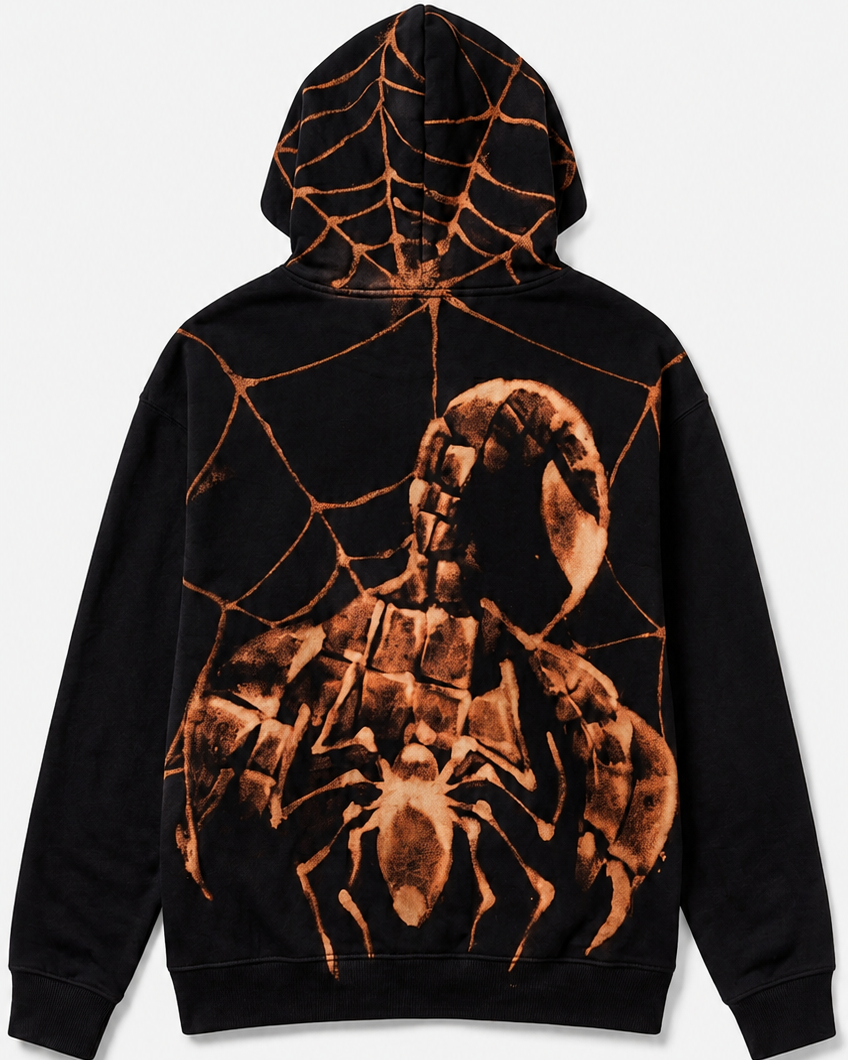 Bleached Spider Hoodie