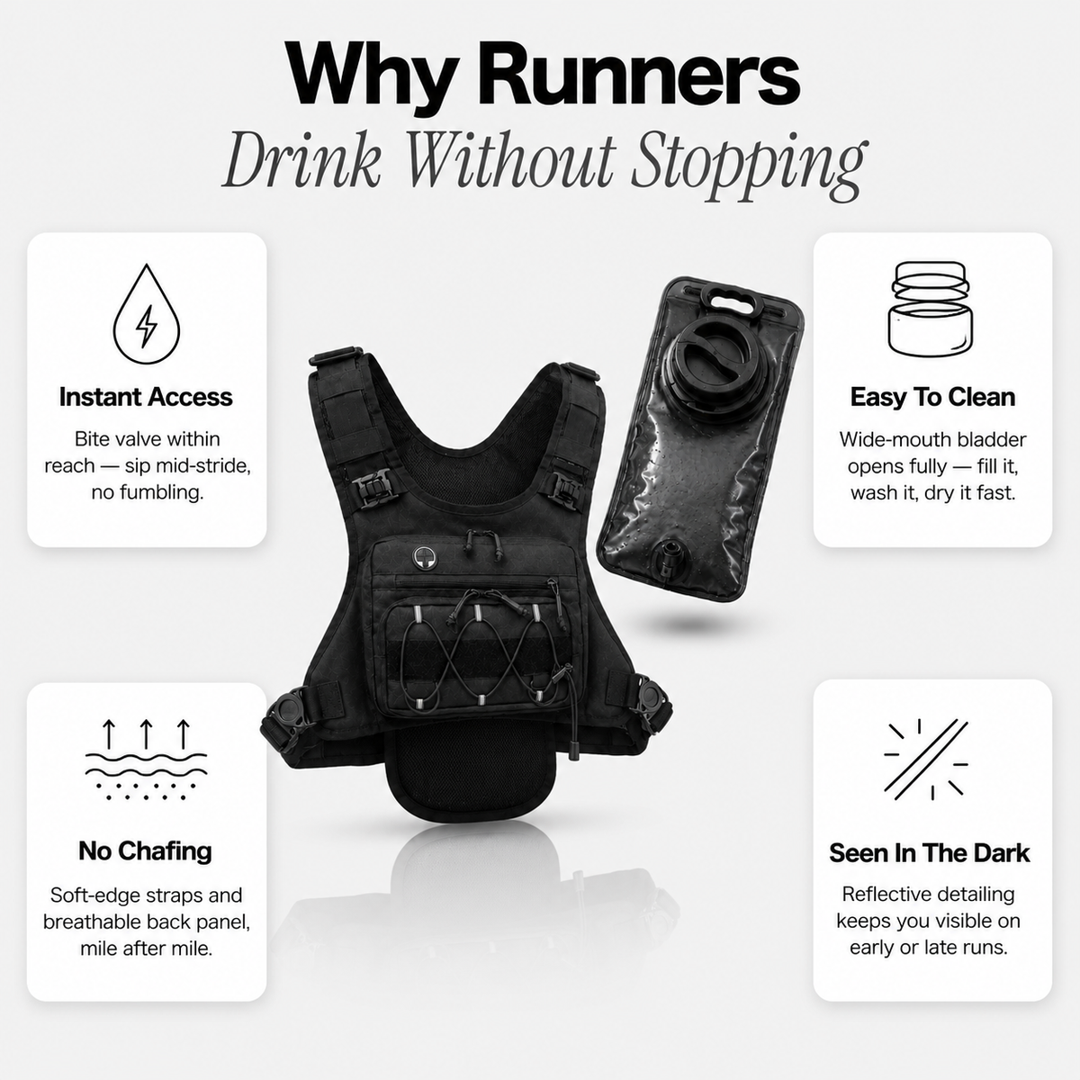AnchorFit™ Hydration Vest