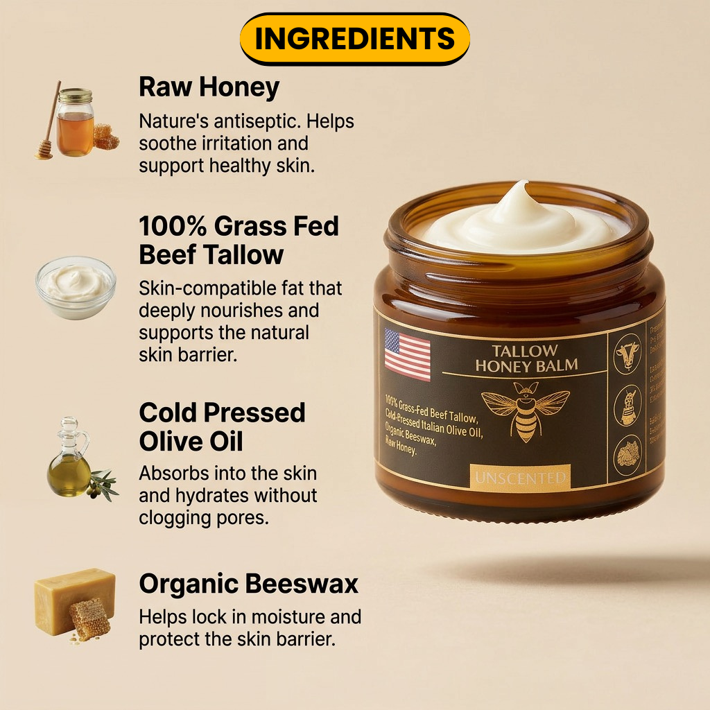 Organic Beef Honey Tallow™ with Scent