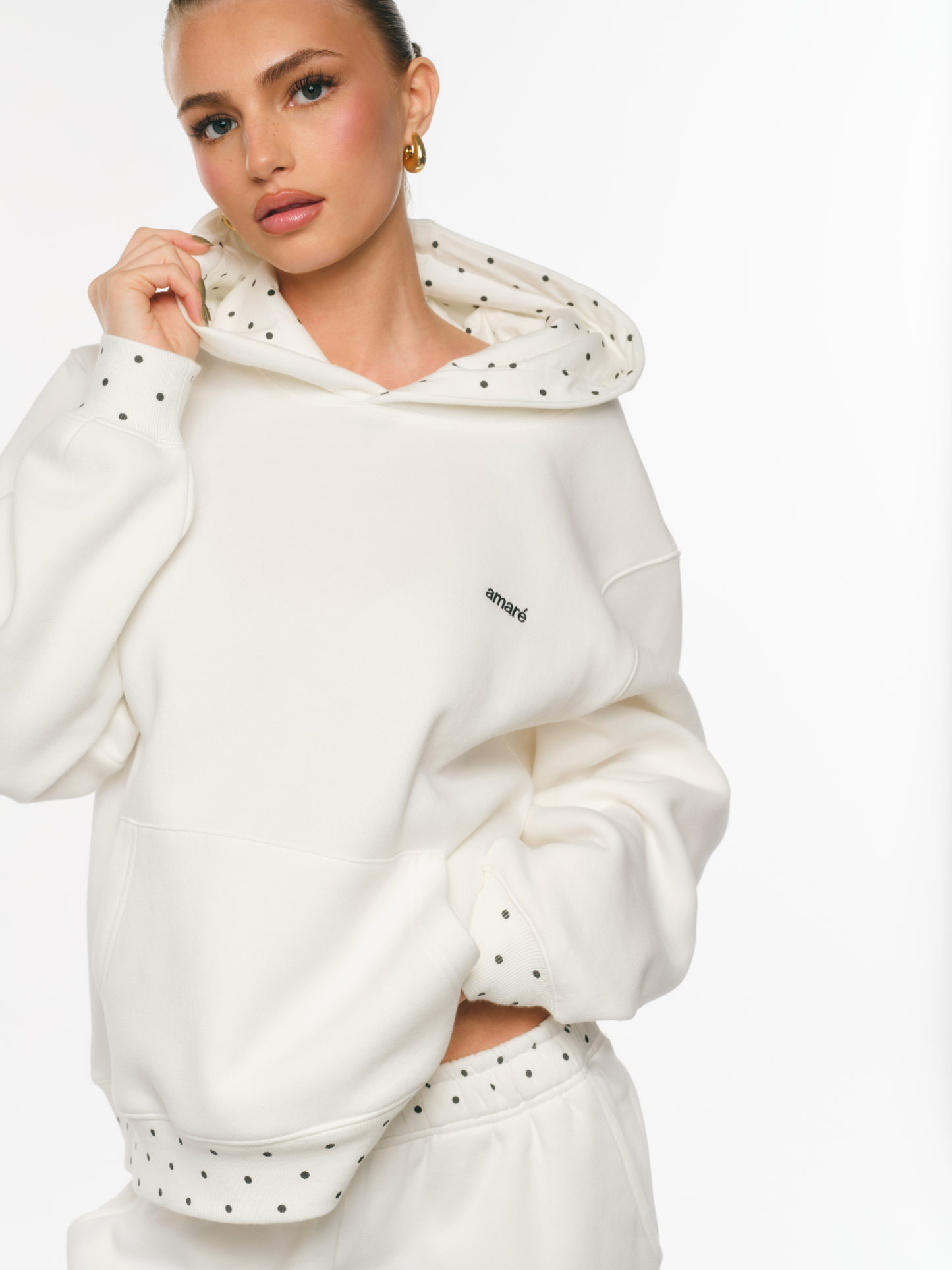 Polka Dot Hoodie