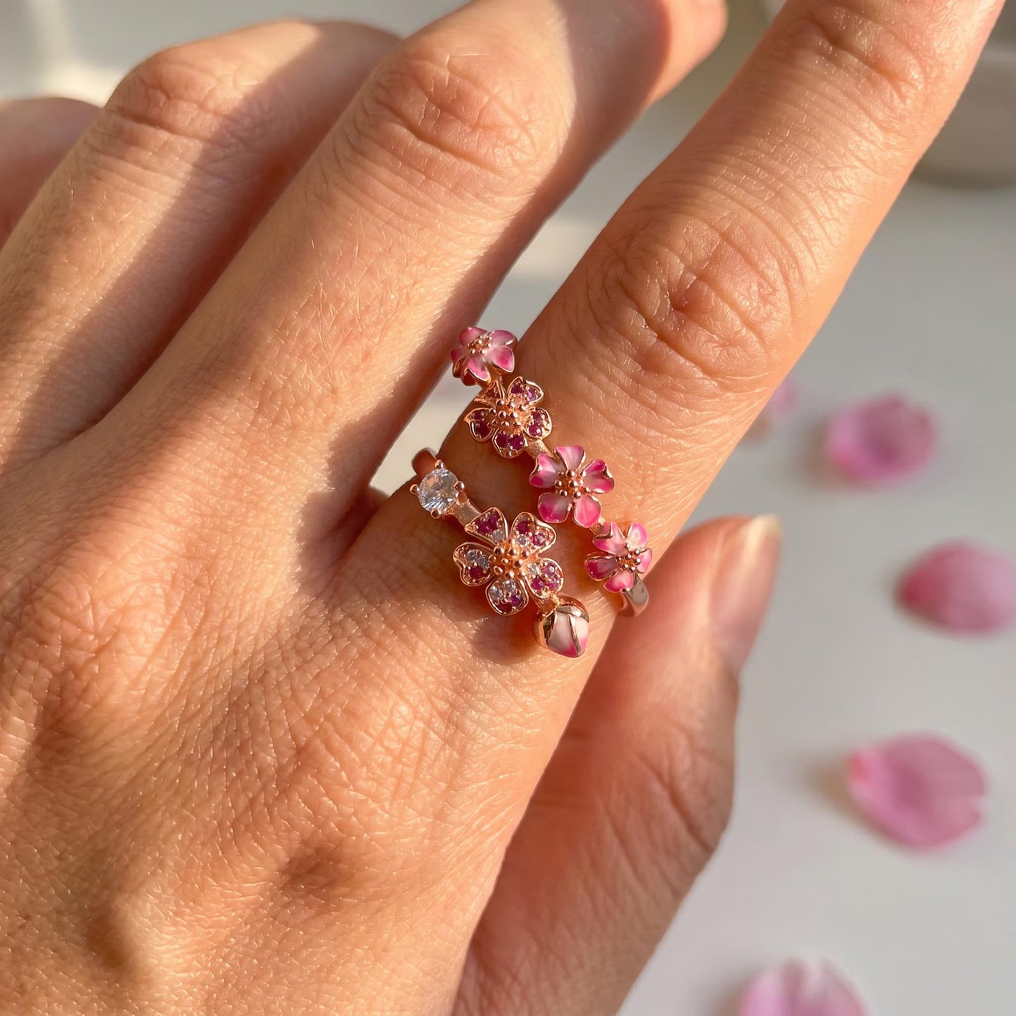 Peach Blossom Ring